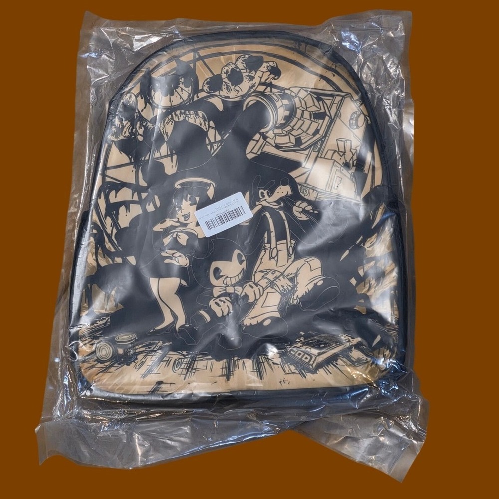 Bendy and the Ink Machine Backpack Alice Angel Boris Graphic School Bag New